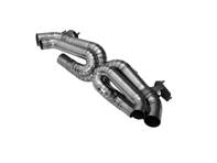 运动型排气消声器，带旁通阀，钛合金管。保时捷 992 / 992.1 GTS / 992.1 Turbo / 992.1 Dakar - 992251062A, 992298019 - 9M992298019